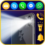 flash on call & sms: super led android application logo